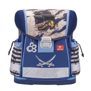 Belmil Classy Caribbean Pirates Σχολική Τσάντα Πλάτης Δημοτικού Μπλε 19lt 403-13CPI