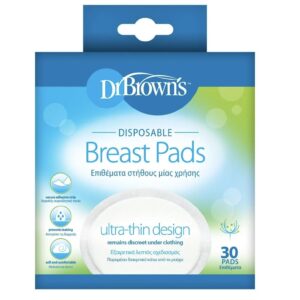 Dr. Brown’s Επιθέματα Στήθους Μιας Χρήσης 30Τμχ S4022