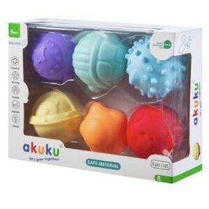 Akuku Μπάλα Sensory με Ήχους για 6+ Μηνών A0640