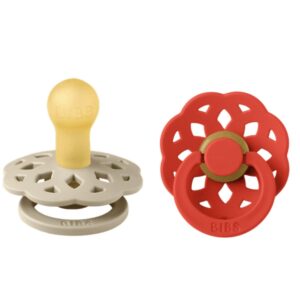 Bibs Πιπίλες Boheme 2τμχ Latex No1 0m+ Vanilla/Candy/Apple 230147