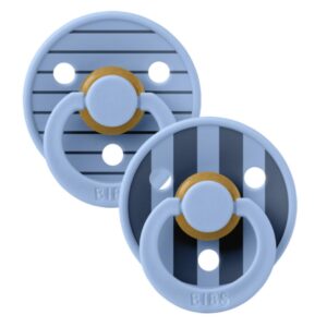 Bibs Πιπίλες Studio Colour 2τεμ No1 Pin Sky Blue Mix 11015101