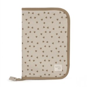 Walking Mum θήκη βιβλιαρίου Poppy Cinnamon Hearts 1120800341