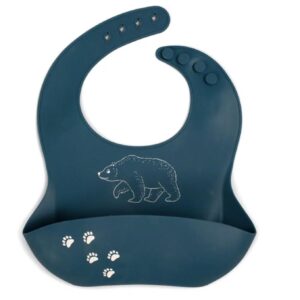 FILIBABBA SILICONE BIB WITH PRINT – BEAR 10,800,029
