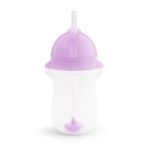 Εκπαιδευτικό Ποτήρι με Καλαμάκι 296ml Purple 90144