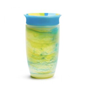 Munchikin Εκπαιδευτικό Ποτήρι SIPPY 207ml Miracle  360 Tropical Swirl-BLUE MNCK-90316