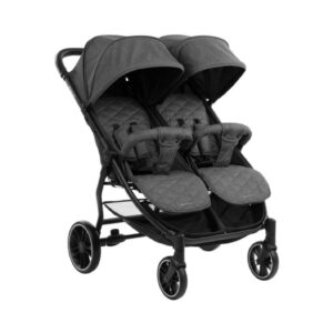 Kikka Boo Καρότσι Διδύμων Happy 2 Dark Grey 31001040010