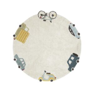 Lorena Canals. Χαλί δωματίου Wheels O 140 εκ. LOR-C-WHEELS