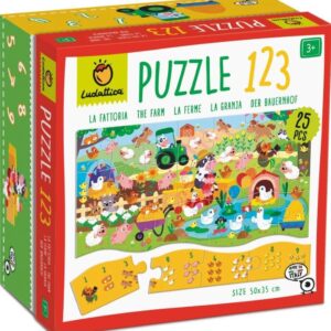 Ludattica Puzzle 1 2 3 - The Farm LUD-22990