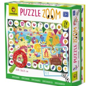 Ludattica Puzzle Zoom - Dinosaurs LUD-23164