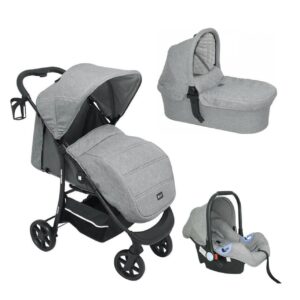 Πολυκαρότσι Kikka Boo Selina 3 σε 1 light grey 31001010180