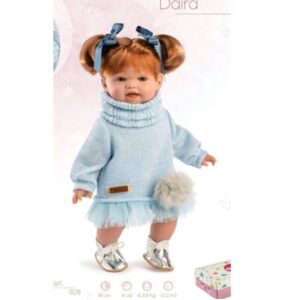 Guca Κούκλα Κοκκινομάλλα Daira με γαλάζια tutu 36εκ Guca928