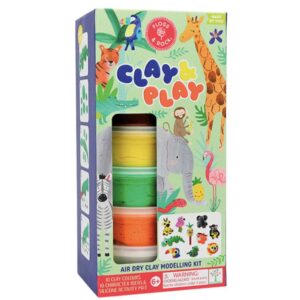 FLOSS & ROCK Παιχνίδια με Πηλό Clay & Play “Ζούγκλα” 50P6137