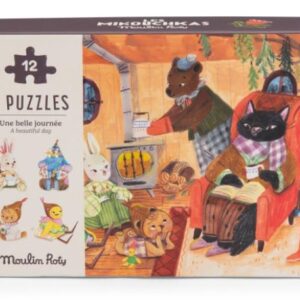 Moulin Roty  Παζλ 4 επί 12 τμχ Μινούκας MR684440