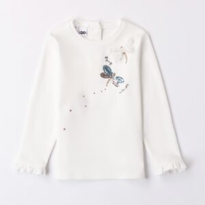 I DO ΜΠΛΟΥΖΑ ΛΕΥΚΗ ’’BUTTERFLY’’ 4A651