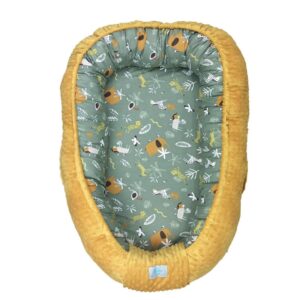 Βρεφική Φωλιά Kenya Baby Star Μουσταρδί 7802