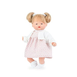 MARINA & PAU Μωρό Suenecitos Boutique Ροζ Πουά Φόρεμα 26CM