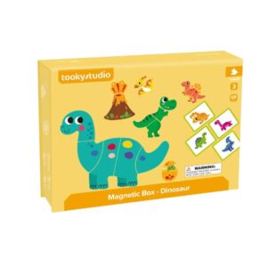 TOOKY TOY μαγνητικό κουτί με Δεινόσαυρους