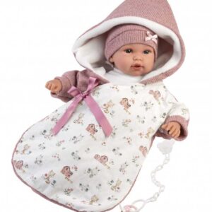 Llorens Dolls Newborn Κορίτσι 35cm Sleeping Bag Dusty Ροζ LIO-63650