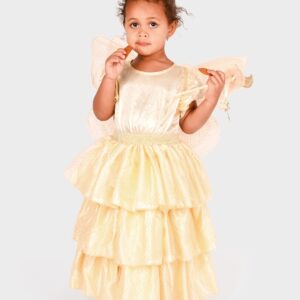 Den Goda Fen, Στολή Νεράιδας Dress Gold Fairy Set 6-8 ετών, DGF-97494