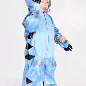 Den Goda Fen, Ολόσωμη Στολή T-rex, μπλε, 4-5 ετών DGF-97605M