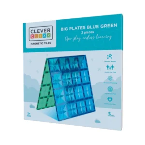 Cleverclixx Big Plates Blue Green 2 Pieces CLC-1016