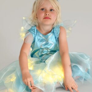 Den Goda Fen, Στολή Νεράιδας Light Fairy Blue, 4-6 ετών,DGF-55107