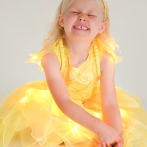 Παιδική Στολή Νεράιδας Light Fairy Yellow, 6–8 ετών,DGF-55110