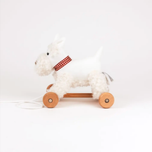 Egmont Toys, Ξύλινος Σκύλος με Κορδόνι Lola,EGM-591036