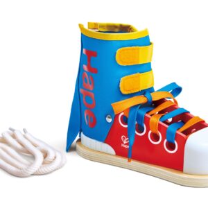 Hape Ξύλινο Εκπαιδευτικό Παπούτσι Με Κορδόνια ,E-1117