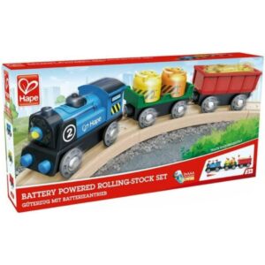 Hape Railway Rolling stock set Ξύλινο τρενάκι E-3720