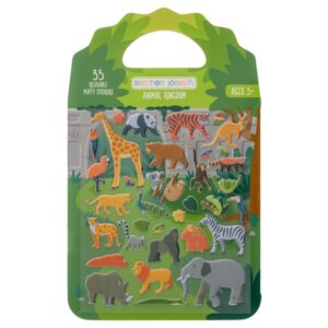 Stephen Joseph Βιβλίο Με Αφρώδη Επαναχρησιμοποιούμενα Αυτοκόλλητα – Zoo SJ-1294-34