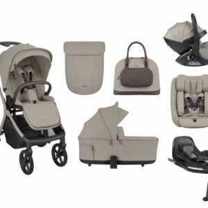 Goya 5-1 σύστημα μεταφοράς platinum champagne (καρότσι, πορτ μπεμπέ, κάθισμα 40-87, κάθισμα 40-105, βάση isofix)