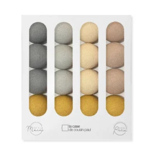 La Case De Cousin Paul Γιρλάντα με 16 φωτάκια Ecume (χωρίς μετασχηματιστή) CP-07247