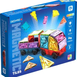 Geomag Magnetic Tiles Gems Vehicles 24pcs. GMG-4211