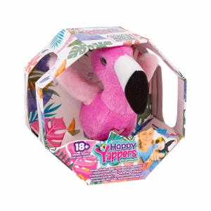 JAP Happy Yappers Λούτρινο Slap Band Ζωάκια Ροζ Flamingo JP-9592
