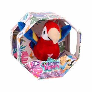 JAP Happy Yappers Λούτρινο Slap Band Ζωάκια- Red ParrotJP-9594