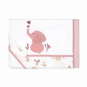 Baby Star Σεντόνια Κούνιας 3τμχ Elephant 5373