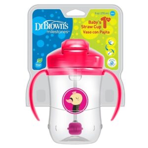 Dr Brown's Baby's First Straw Cup 6m+, 270ml, POZ TC91011