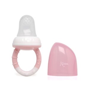 Kiokids Τροφοδότης Φαγητού Σιλικόνης Ροζ 6+Μ KKDS5394