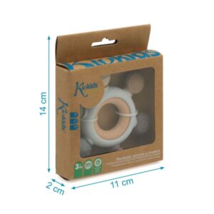 Kiokids Μασητικό Σιλικόνης Ecofriendly 11cm. KKDS3232