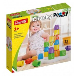 Quercetti Chunky Peggy Box 22τμχ QUE-04160