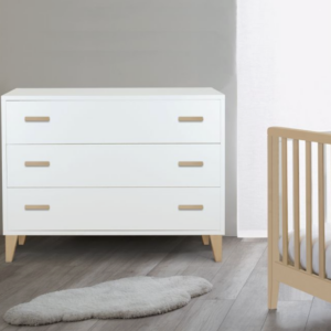 Συρταριέρα PALI Win Bianco/Naturale 115x51x85cm