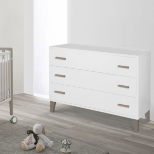 Συρταριέρα PALI Win Bianco/Tortora 115x51x85cm