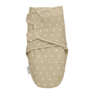 Meyco Swaddle Sweet Heart Sand 0-3 μηνών MEY-155.225.CU.01A