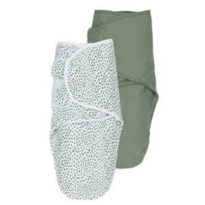 Meyco 2 Pack Swaddle Cheetah/Forest green 0-3 μηνών MEY-310011