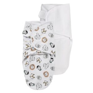Meyco 2 Pack Swaddle Animal Multicolour 0-3 μηνών MEY-310019