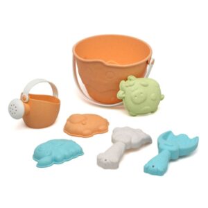 Kiokids Σετ Κουβαδάκια Παραλίας Βιοδιασπώμενα Elephant 6τμχ. KIDS-5692