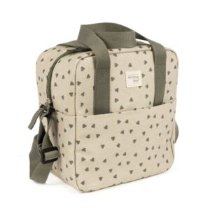 Walking Mum Ισοθερμική Τσάντα Poppy Olive Hearts WLKM-1120800344