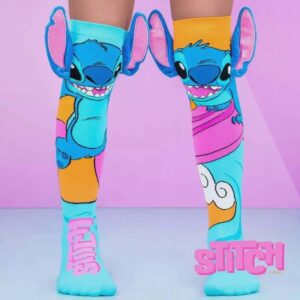 Κάλτσες ως το γόνατο FUNNYSOCKS - STITCH BLUE