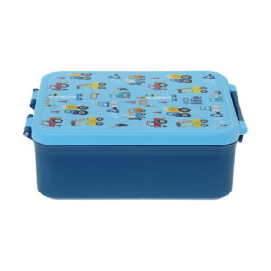 Eco Life Φαγητοδοχείο Mε Χωρίσματα & Θερμομπολ1700ML - Blue Cars 33-BO-9060